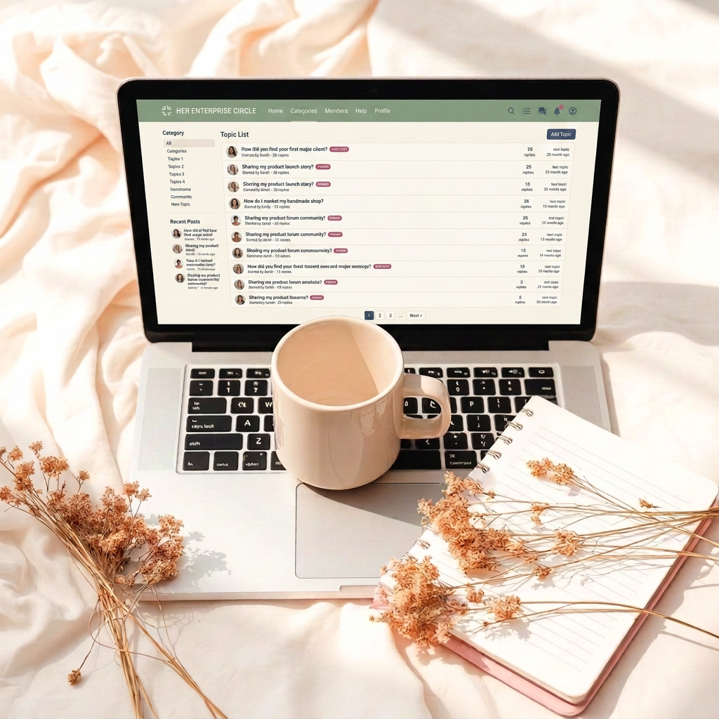Women connecting in the WAHMN community