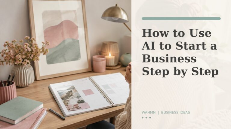 How to use AI to start a business step by step