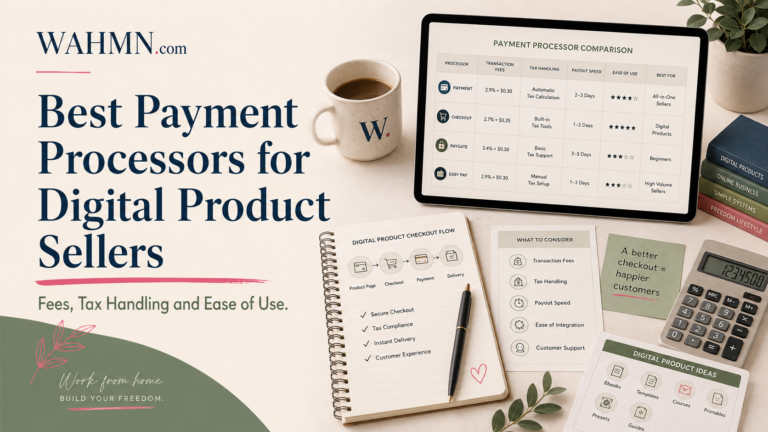 Best Payment Processors for Digital Product Sellers: Fees, Tax Handling and Ease of Use