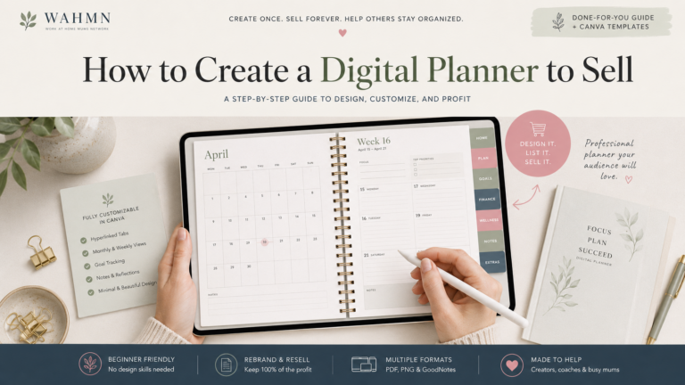 How to create a digital planner to sell