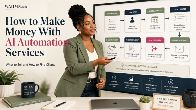 How to Make Money With AI Automation Services: What to Sell and How to Find Clients