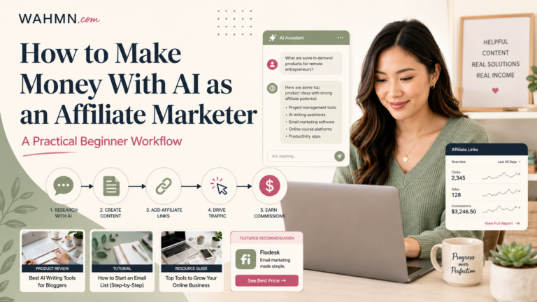 How to Make Money With AI as an Affiliate Marketer: A Practical Beginner Workflow