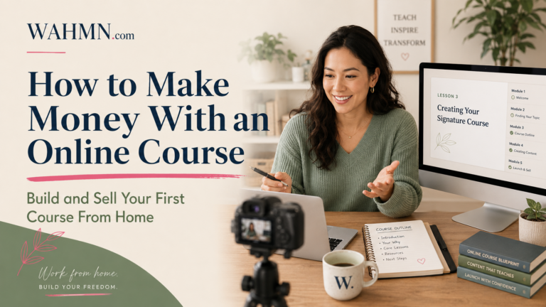 How to Make Money Selling Online Courses: Build and Sell Your First Course
