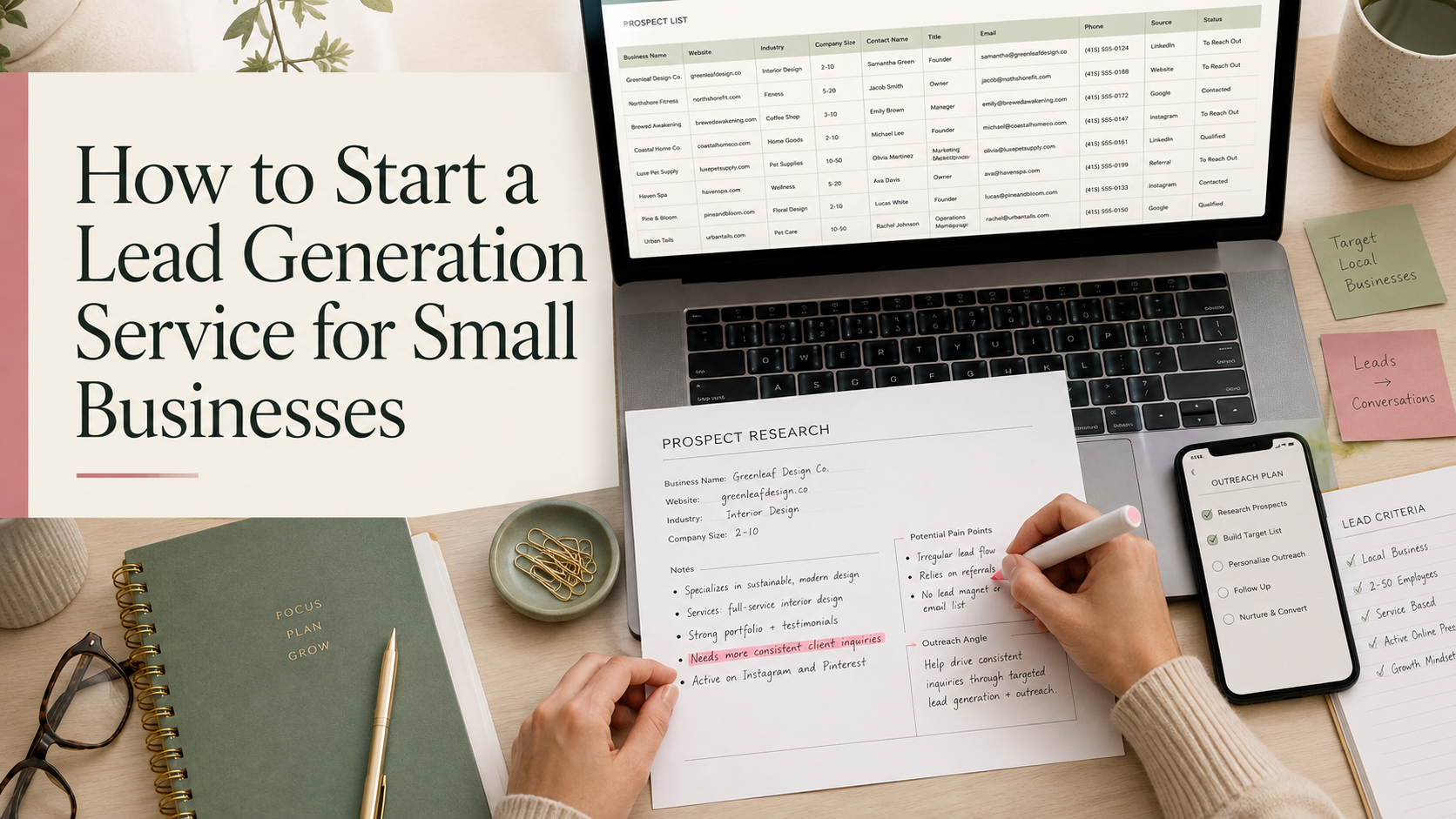 Lead Generation Services Startup