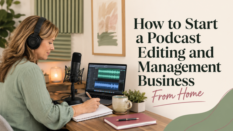 How to Start a Podcast Editing and Management Business From Home