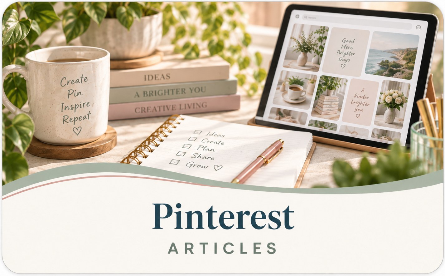 Pinterest articles card