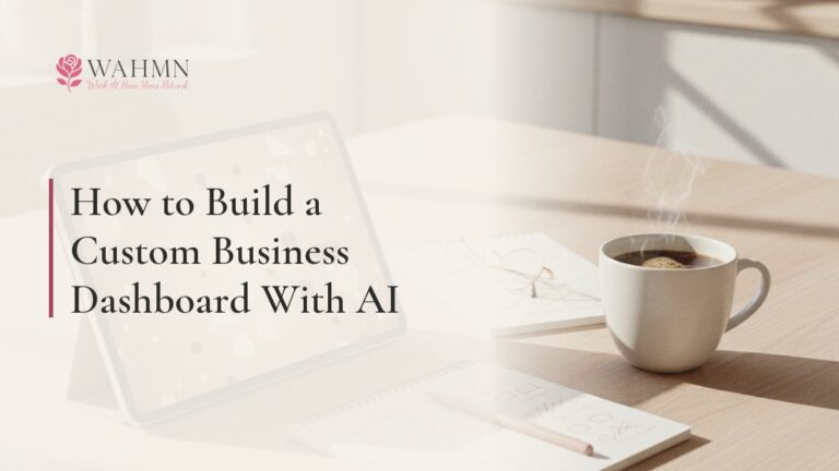 How to Build a Custom Business Dashboard With AI