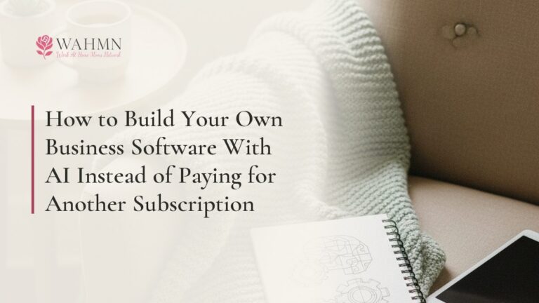 How to Build Your Own Business Software With AI Instead of Paying for Another Subscription